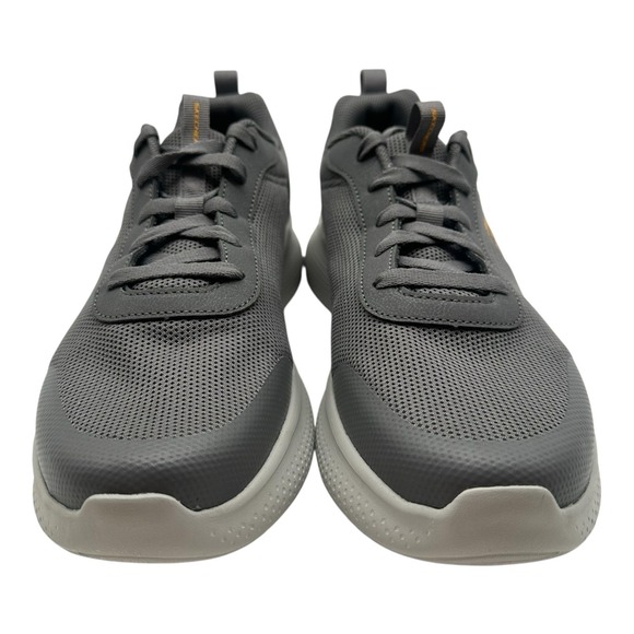 Skechers Running Shoes Men's Size‎ 10.5 Charcoal Grey Lace Up Sneakers 255149R - Picture 3 of 9